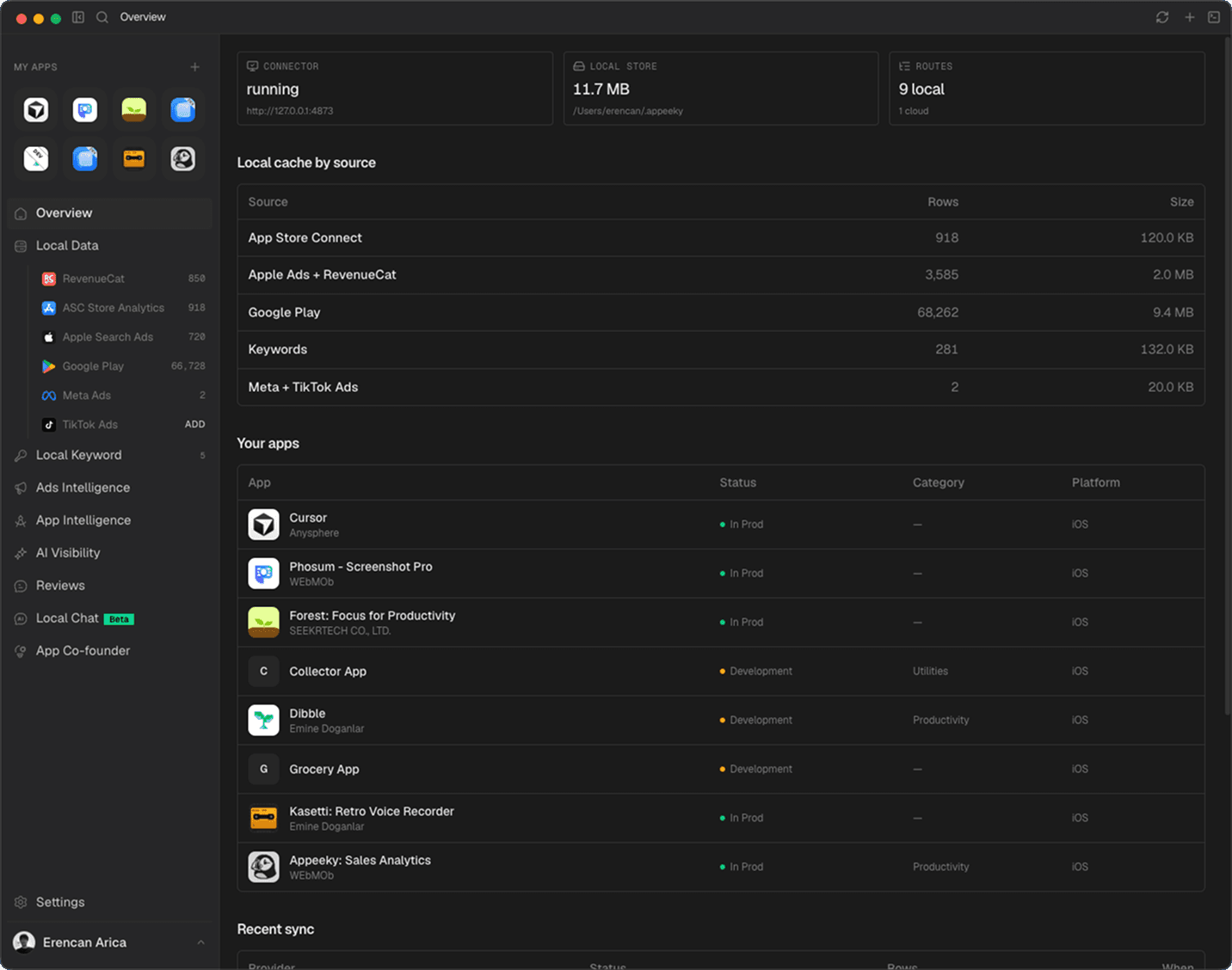Appeeky Desktop preview